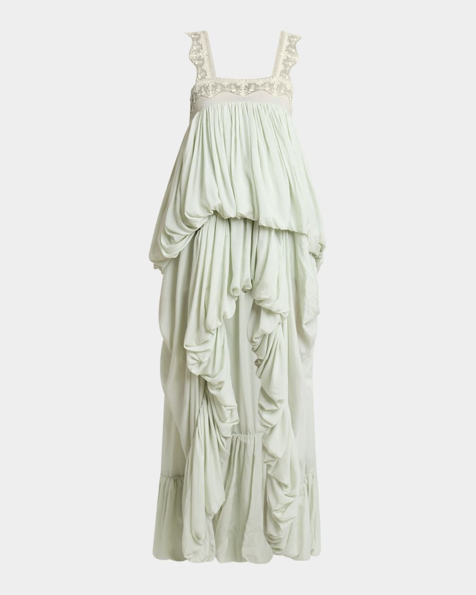 High-Low Ruffled Dress